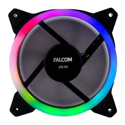 Cooler 12cm x 12cm PC FALCOM RGB | AS-03
