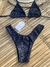 Conjunto Mia lurex azul marinho
