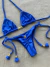 Conjunto Gabi Azul caneta empina bumbum na internet