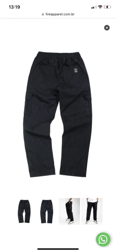 CALÇA CARGO FIRE (pano) - Grifs e Marcas