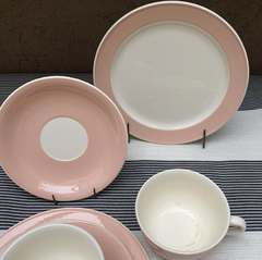 Trío vajilla francesa Villeroy & Boch. Plato postre + taza + plato. - comprar online