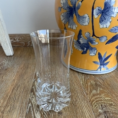 Set x 10 vasos cristal Italy. 14,4 cm de alto.