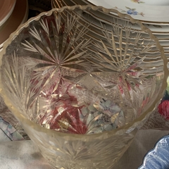 Hielera Cristal antiguo súper tallado!! - comprar online