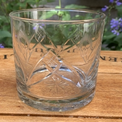 Vaso whisky tallado. - El campito antigüedades
