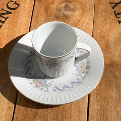 Imagen de Duo café en porcelana Ind. Argentina. Sello Tsuji.