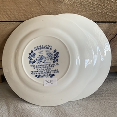 Plato ingles azul 15 cm diam