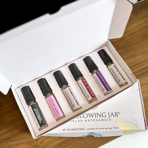 KIT DE MINIATURAS - Home spray - 6 aromas diferentes - 15mL