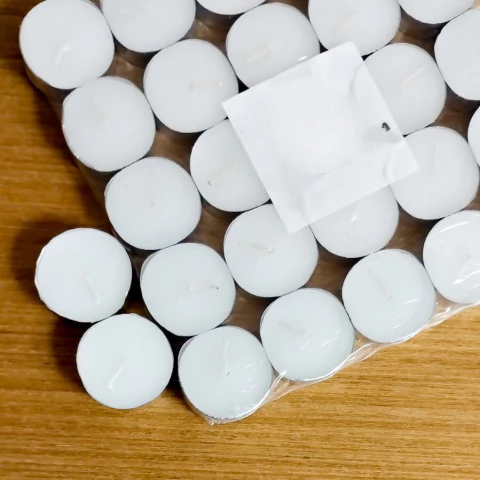 Kit 25 velas refil para rechaud de cerâmica (parafina)