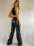 Pantalon Wide Leg Engomado - comprar online