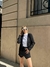 Blazer De Crep Melanya - tienda online
