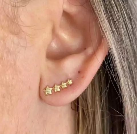 Brinco Earcuff Estrelinha