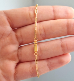 Pulseira Cartier Fina Fecho Caixa 21cm