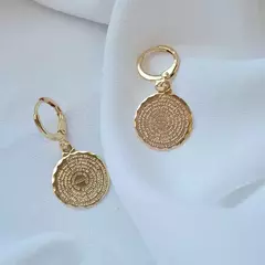 Brinco Argolinha Pai Nosso 1,5cm na internet