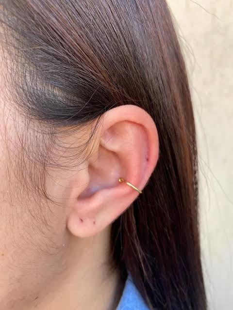 Brinco Piercing Fake Tradicional Fino