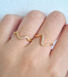 Anel Curva Cravejado - comprar online