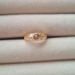 Anel ABC Pedra Rosa - comprar online