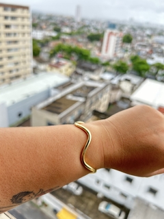 Pulseira Bracelete Curvas - Atacadista de Semijoias de Fábrica para Revenda | K45 Semijoias - Recife PE