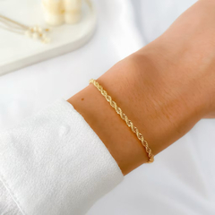 Pulseira Cordão Baiano 3mm 18cm - comprar online
