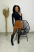 Cropped Canelado Power Manga Longa - comprar online