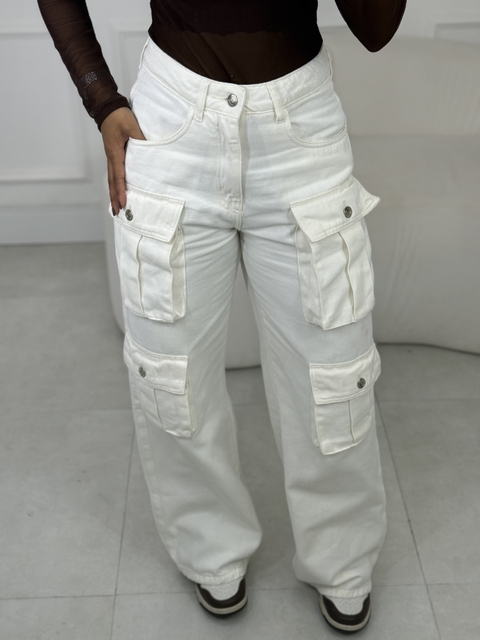 Calça Cargo Off White - comprar online