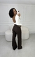 Calça Wide leg Marrom - loja online