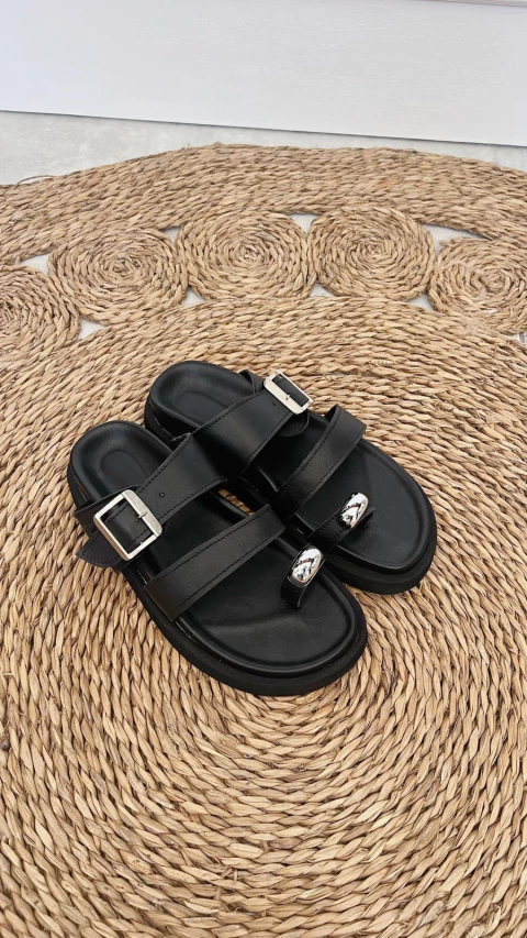 Ojota Amatista Negro - comprar online