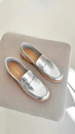 Mocasin Pluma Plata - comprar online