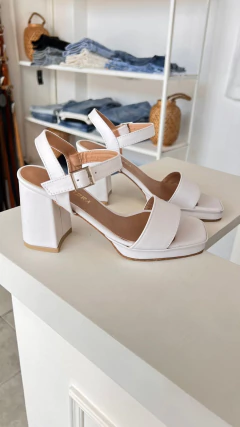 Sandalias Carolina Blanco - Afelandra