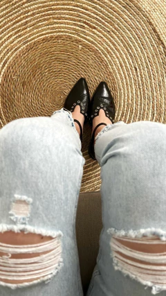 Motes Negro Charol - Afelandra