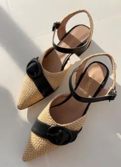 Zueco Mery Jane Rafia - comprar online