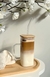 Vaso Helena con tapa y bombilla