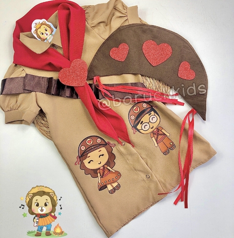 Chemise Maria Bonita e lambião