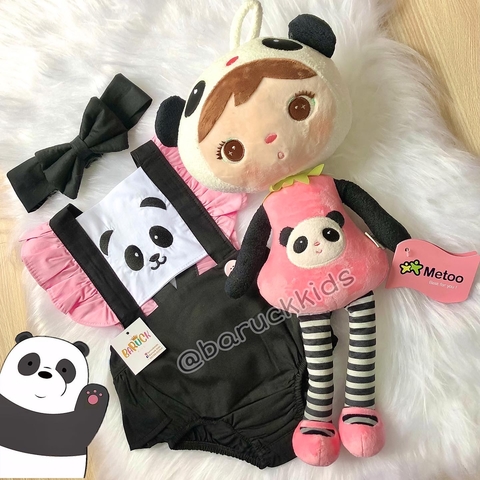 Romper Panda rosa