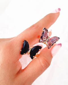 Anillo maxi Mariposa cristal en internet