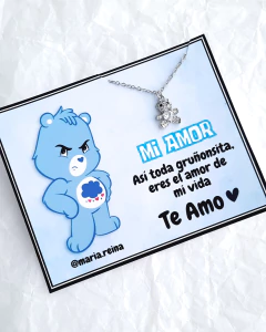 Collar Osito Heart silver en internet