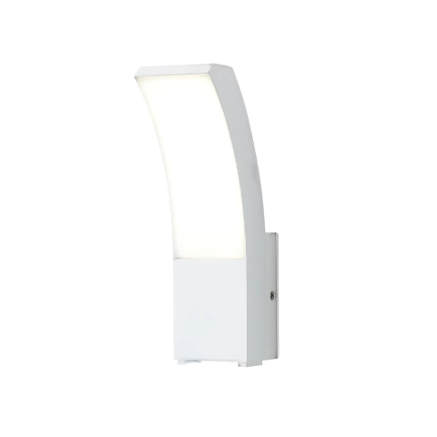 Aplique Exterior Curved Led 12w de Pared Aluminio - Luz Neutra - comprar online