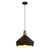 Lámpara Colgante ETHEOS Triangular 30cm E27 Negra - comprar online