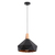 Lámpara Colgante ETHEOS Triangular 30cm E27 Negra - ILUMINATO SHOP