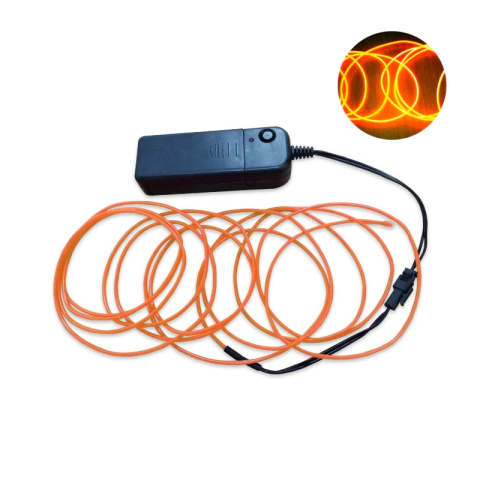 Hilo Neon Led 3 mts a pilas - Varios Colores