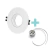 Spot movil embutir LEN1 Blanco LEUK p/ dicroica c/ zocalo GU10 en internet