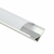 Perfil de aluminio Esquinero 1 mt ETHEOS p/ tira LED + tapas y grampas - comprar online