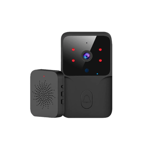 Timbre de Puerta Smart Wifi c/ Cámara - Negro - comprar online