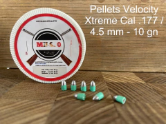Pellets cal .177 / 4.5 mm - 10 gn Velocity Xtreme