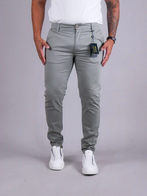 CALCA SOCIAL R. LAUREN - CINZA - comprar online