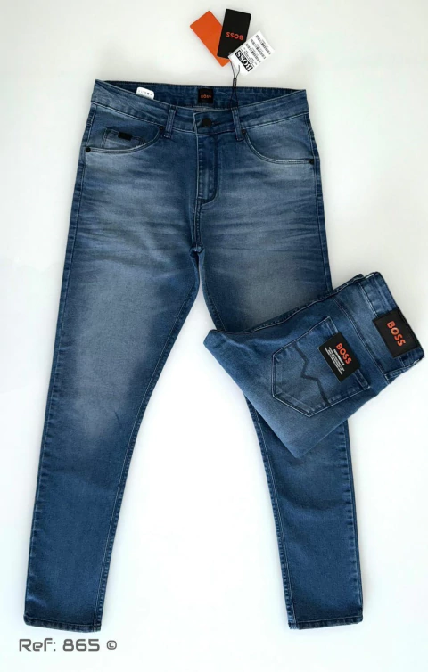 CALÇA JEANS SKINNI BOSS - comprar online