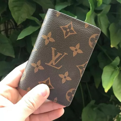 CARTEIRA COURO LV MARROM - VERTICAL