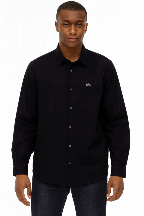 CAMISA SOCIAL ML LACOSTE - PRETO - comprar online
