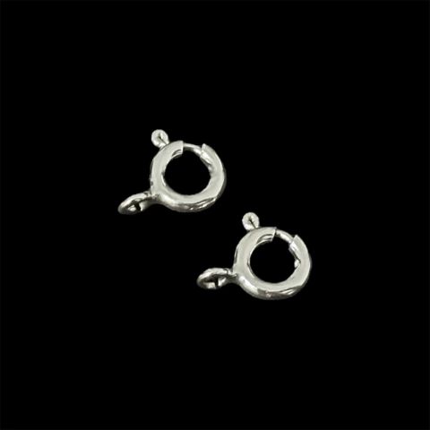 Kit c/ 2 fechos boia 9.3 mm. Prata Legítima