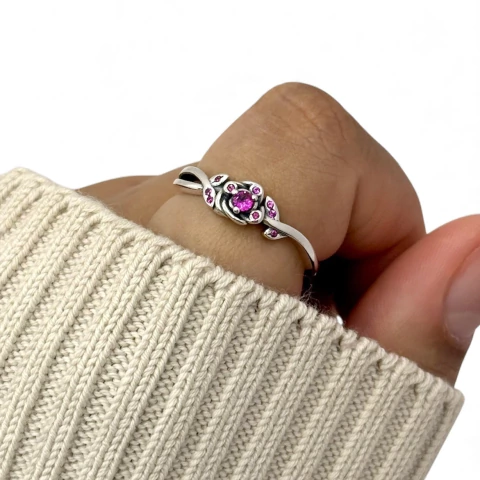 Anel envelhecido. Be la e a Fe ra - Prata Legítima