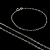 Corrente cartier 60 cm. e pulseira 2.1 mm.
